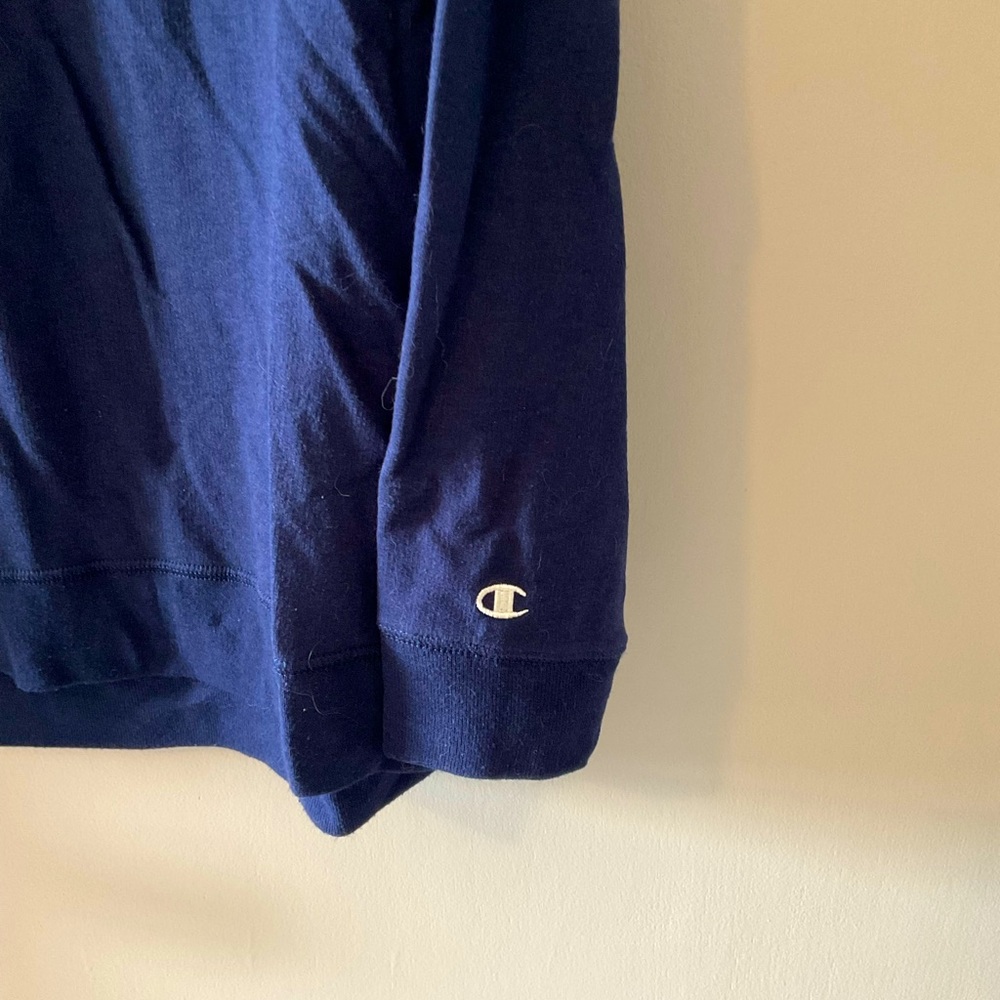 Women’s champion crew neck slouchy sweater sz 2X Dark blue